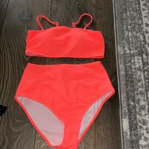 Size L cupshe high waist bathing suit